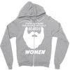 people without beard Zipper Hoodie