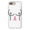 breast with pink ribbon iPhone 8 Plus