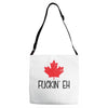 canada fuckin eh Adjustable Strap Totes