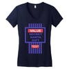 value secret santa gift Women's V-Neck T-Shirt