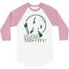 arrow you have failed this city tv series quote black white cotton t s 3/4 Sleeve Shirt