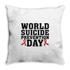 World Suicide Prevention Day Throw Pillow