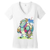 monsters university Women's V-Neck T-Shirt