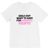 girls just want to have fundamental rights V-Neck Tee