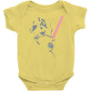 banksy cool darth Baby Onesie