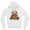 moga's famous bbq Zipper Hoodie