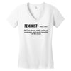 Feminist Noun Women's V-Neck T-Shirt