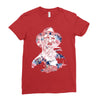 freddy krueger floral Ladies Fitted T-Shirt