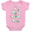 angry unicorns Baby Onesie