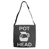 pot head coffee lover Adjustable Strap Totes