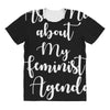 Women, love, Rights, Feminism, Feminist, Female, Funny, Woman, Girl Po All Over Women's T-shirt