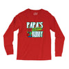 papa's little fishin buddy Long Sleeve Shirts