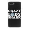 crazy lady shark iPhone 7 Plus Case