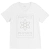 particle physics funny pun V-Neck Tee
