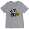 This Girl Loves Tacos V-Neck Tee