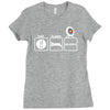 eat sleep archery Ladies Fitted T-Shirt