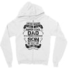 Super Cool Dad Of A Freaking Awesome Son Zipper Hoodie