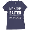 master baiter funny fishing t shirt mens Ladies Fitted T-Shirt