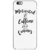 motivated by caffeine and canines iPhone 6/6s Case
