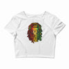 rasta lion Crop Top