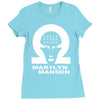 marilyn manson mechanical animals Ladies Fitted T-Shirt