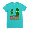 oh yeah kaleween Ladies Fitted T-Shirt