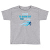 i run to burn off the crazy Toddler T-shirt