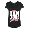 tan legged juliet Maternity Scoop Neck T-shirt