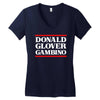Donald Glover Gambino Women's V-Neck T-Shirt