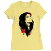 girl roses Ladies Fitted T-Shirt