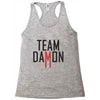 team damon salvatore Racerback Tank