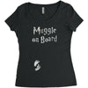 Muggle On Board Airforce Women's Triblend Scoop T-shirt