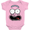 pickle rick face Baby Onesie