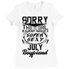 This Girl Is Taken By A Super Sexy July Boyfriend Ladies Fitted T-Shirt