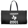 legends are born in 2001 hoodie 9 Weekender Totes