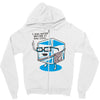 hipster ice cube Zipper Hoodie