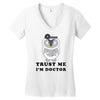 Trust Me i'm Doctor Women's V-Neck T-Shirt