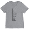 Beard Growth Scale V-Neck Tee