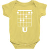guitar shirts f chord Baby Onesie