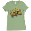 greetings from the wasteland Ladies Fitted T-Shirt