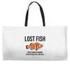 lost fish Weekender Totes