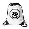 snake black Drawstring Bags