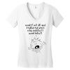 what if we die Women's V-Neck T-Shirt