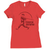 touch down funny Ladies Fitted T-Shirt