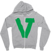 couple v Zipper Hoodie