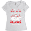 There's This Boy Who Stole My Heart He Calls Me Grandma Women's Triblend Scoop T-shirt