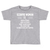 Scorpio Woman Toddler T-shirt