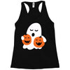 pumpkin with boo Racerback Tank