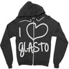 i love glasto Zipper Hoodie