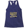 happy when duck hunting Racerback Tank